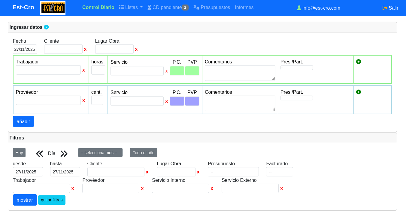 Dashboard Albarafacil